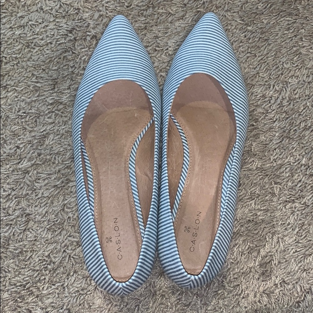 Caslon Striped Flats
